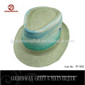 2015 new designs Hot selling fashion Grace beautiful paper fedora hat